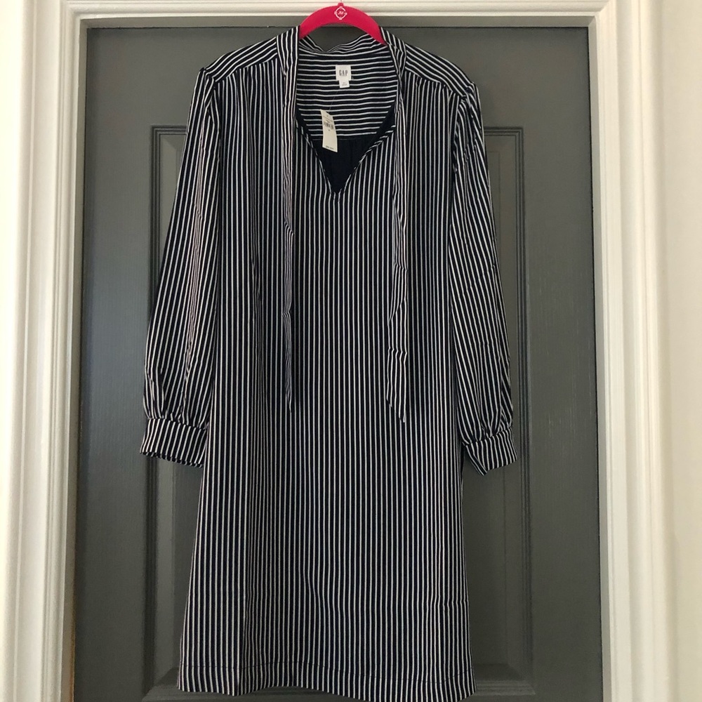 NWT - Pinstripe Shirtdress